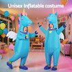 Inflatable Unicorn Costume Suit Blow Up Party Fancy Dress Halloween Cosplay