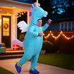 Inflatable Unicorn Costume Suit Blow Up Party Fancy Dress Halloween Cosplay