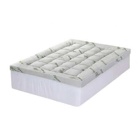 Giselle Mattress Topper 11cm Pillowtop toppers Bamboo Double