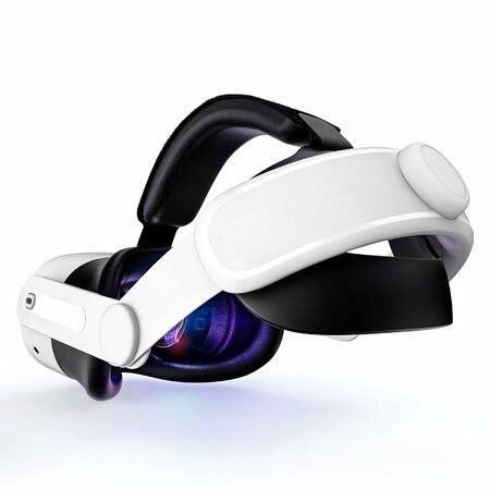 Head Strap for Meta Quest 3S/3,Lightweight Headstrap Replacement,VR Headset Elite Strap Accessories with Adjustable Hinge and Enlarged Head Support