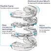 Anti Snore Mouthpiece,Anti-Snoring Anti-Molar Silicone Braces Dental Tray,Adjustable Anti-Snoring Mouth Guard For Better Sleep,Effective Snore Stopper