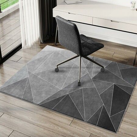 Office Chair Mat for Carpet/Hardwood Floors, 120x100CM Anti-Slip, Highly Quality Computer Chair Mat for Rolling Chair, Multi-Purpose Floor Protector