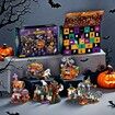 31-Day Halloween Countdown Advent Calendar 2025- Haunted House,Pumpkins,Ghosts Mini Building Block Gifts for Kids Party Goodie Bag Stuffers