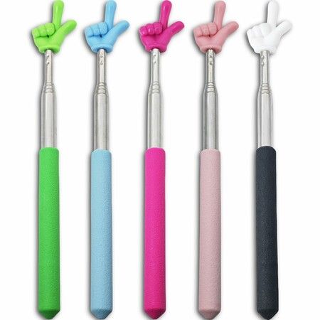 5PCS Pointer Stick For Classroom Multipurpose Teacher Pointer Stick,Extendable Classroom Pointer And Finger Pointer Stick