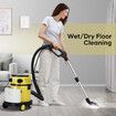 Steam Carpet Cleaner Upholstery Vacuum Wet Dry Hard Floor Sofa Spot Rug Stain Remover Pet Car 7in1 Deep Cleaning Machine Portable Smart Vac Mop Wheels