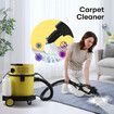 Steam Carpet Cleaner Upholstery Vacuum Wet Dry Hard Floor Sofa Spot Rug Stain Remover Pet Car 7in1 Deep Cleaning Machine Portable Smart Vac Mop Wheels