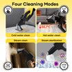 Steam Carpet Cleaner Upholstery Vacuum Wet Dry Hard Floor Sofa Spot Rug Stain Remover Pet Car 7in1 Deep Cleaning Machine Portable Smart Vac Mop Wheels