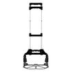 Folding Dolly Hand Truck Utility Luggage Cart Shopping Trolley Collapsible Foldable Telescopic Handle Moving Grocery Office Camping Portable Wheels