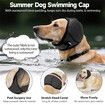 Dog Calming Hoodie Quiet Ear Cover for Noise Protection Anxiety Relief Ear Muffs, Head Circle Length: 35.6cm to 48.3cm, Grey, Medium