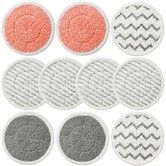 10 Pack Upgraded S7001 Pads Replacement Steam Mop Pads for Shark S7001,S7201,S7000,S7001TGT Series Steam Mop Pads,Steam & Scrub All-in-One Scrubbing Mop Pads