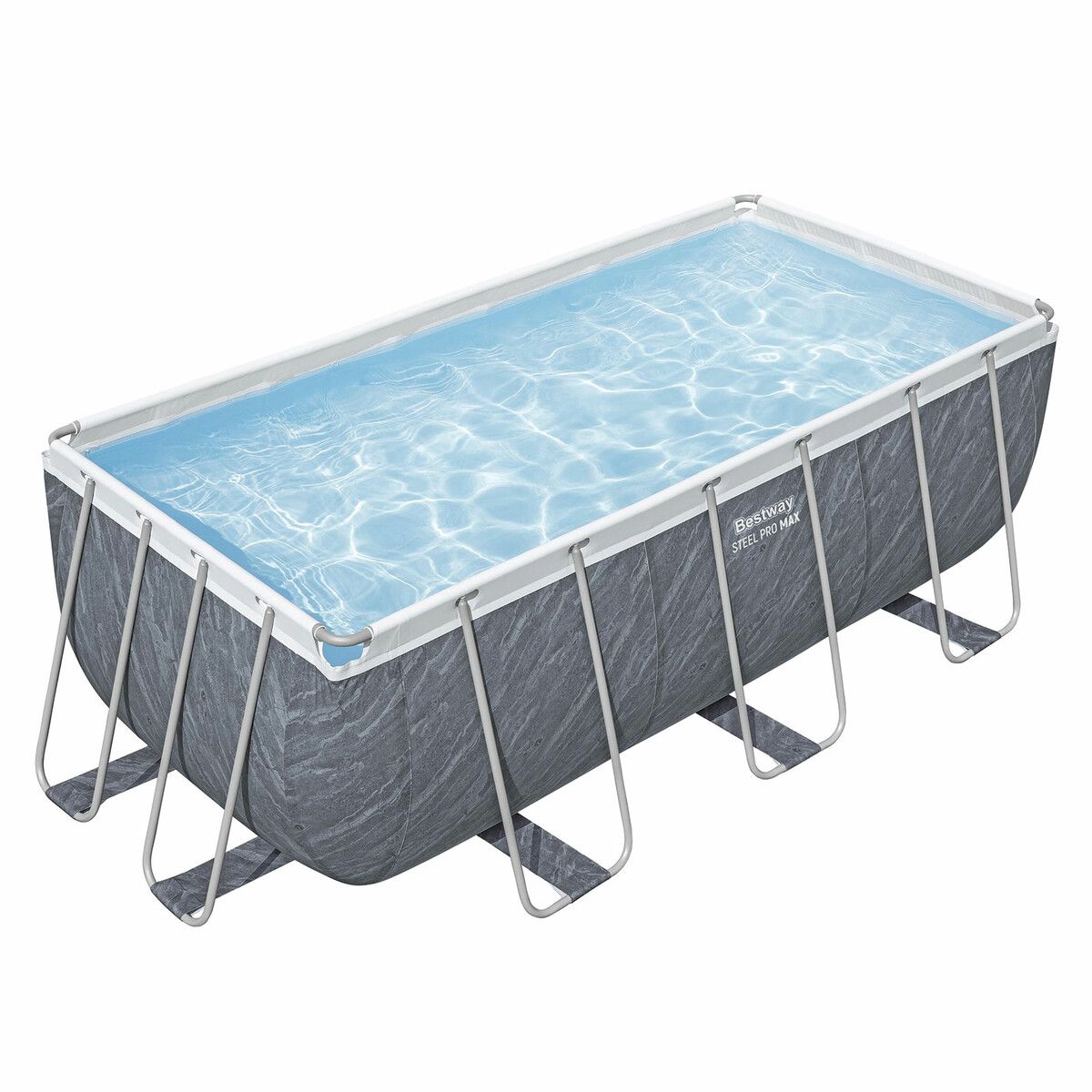 Bestway Steel Pro Max Above Ground Pool 4.12x2.01x1.22m 8124L, Pump, Filter, Ladder
