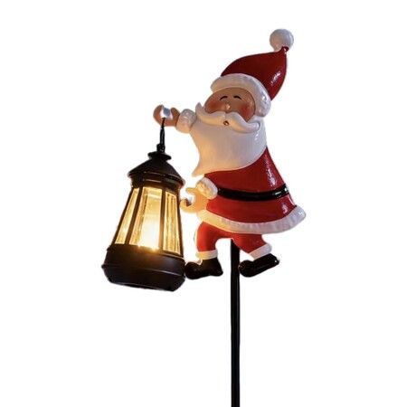 Solar Santa Claus Shower Light Ideal For Villas Gardens And Lawns Christmas And Holiday Decorations