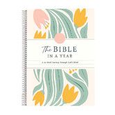 The Bible In A Year: A 52-Week Bible Study, Spiral Bible Study Guide, Yearlong Bible Study Plan for Women, 21 x 14.8 cm