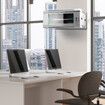 4U Network Server Cabinet Wall Mount Data Rack Enclosure 19 Inch Deep with Locking Glass Door Removable Side Panels Comms LAN IT Computer Equipment