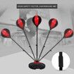 Speed Punching Bag Boxing Reflex Ball Adjustable Punching Bag Set with Stand, Boxing Gloves,Pump Great for Exercise Fun Activity