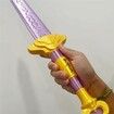 Realistic Sword for K-POP Hunters, Enthusiast Weapons for K-POP Demon Hunters, Costume Accessory for Hunters, Fantasy Weapons for Fans