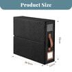 Bed Sheet Organiser Set 8 Pcs Foldable Bedding Blanket Fabric Storage Bin Box Container Clothes Duvet Cover Linen Closet Wardrobe Folder Handle Window