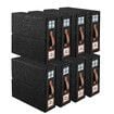 Bed Sheet Organiser Set 8 Pcs Foldable Bedding Blanket Fabric Storage Bin Box Container Clothes Duvet Cover Linen Closet Wardrobe Folder Handle Window