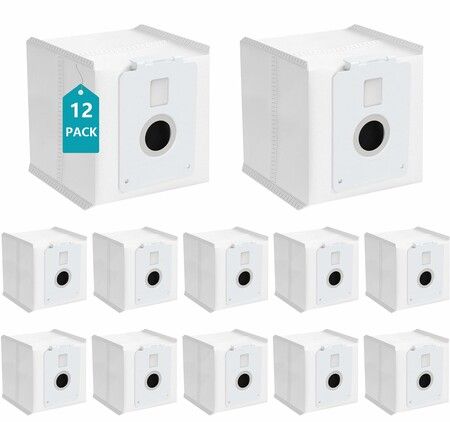 12 Pack Vacuum Dust Bag for LG CordZero All-in-One Cordless Cleaner A939KBGS, A938KBGS, A937KGMS, A949KTMS,  Compatible with LG All-in-One Tower