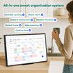WiFi Wall Digital Calendar Planner 15.6 Inch Chore Chart Family Meal Schedule Organiser Electronic HD IPS Display Video Photo Frame Smart Touch Screen