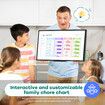 WiFi Wall Digital Calendar Planner 15.6 Inch Chore Chart Family Meal Schedule Organiser Electronic HD IPS Display Video Photo Frame Smart Touch Screen