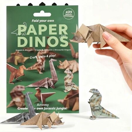 3D Origami Paper Cats,50 Sheets DIY Origami Paper,Fun Creative Art Project,Desk Decor and Gift for Pet Lovers (Dragon Design)
