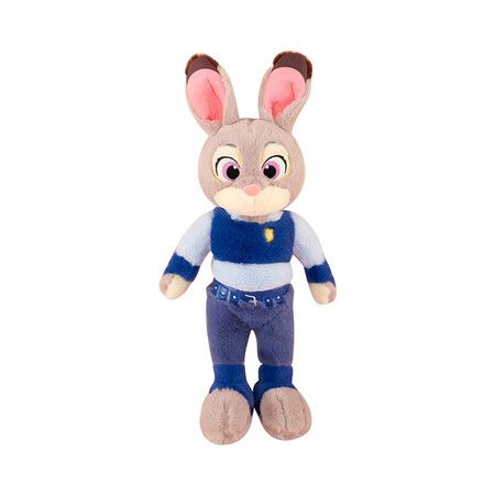 50cm Soft   Fluffy Puffy Judy Hopps  Zoo topia Judy Bunny Nick Fox Plush Toys Kids Holiday Christmas Gift