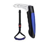 2Pcs Car Handle Assist for Elderly, Portable Car Assist Support Handle, Multifunction Insert Door Latch Car Handle for Senior (Blue)