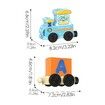 Wooden Alphabet Train Educational Toys Play House School Tool Game Children Wooden Letters Train Color Train Montessori Toys For kid