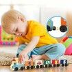 Wooden Alphabet Train Educational Toys Play House School Tool Game Children Wooden Letters Train Color Train Montessori Toys For kid