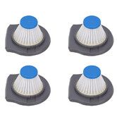 4Pcs HLVCF10 Vacuum Filter Replacement Compatible with BLACK and DECKER Dustbuster AdvancedClean and Reviva Series Hand Vacuum Cleaner