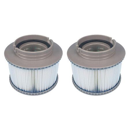 2pcs Replacement Filter for MSpa FD2089, Filter Cartridge Pump for Swimming Pool Hot Subs and Spas